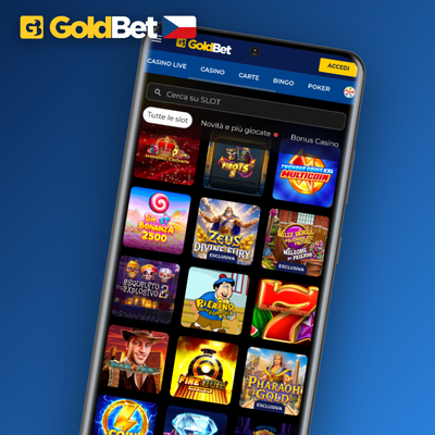Kompletní katalog her Goldbet Casino apps – tisíce slotů vždy dostupné