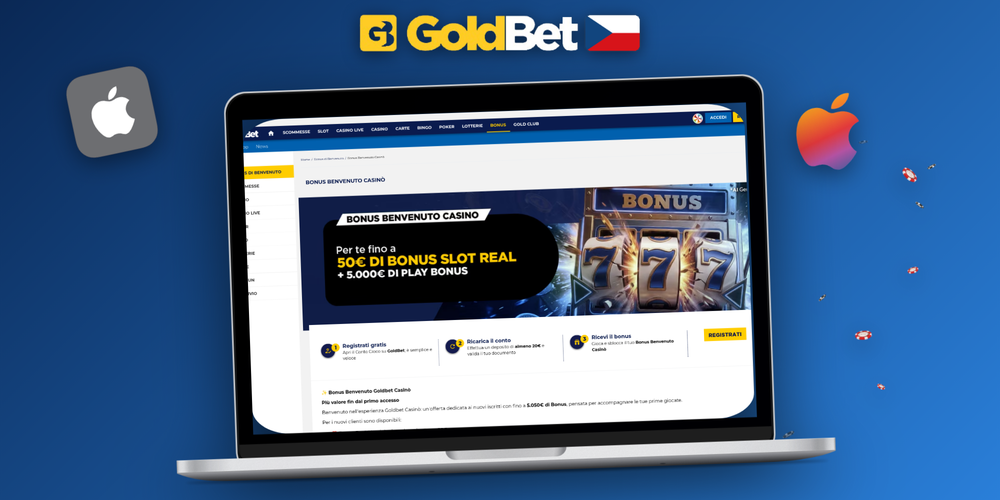 Pokladna Goldbet Casino na desktopu i mobilu s předvyplněným kódem GOLDBONUS