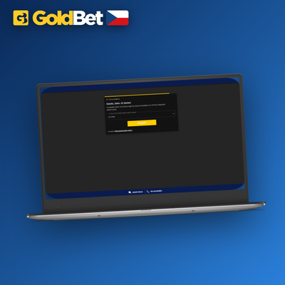 Pole pro zadání promo kódu při Goldbet Casino registraci pro aktivaci uvítacího balíčku
