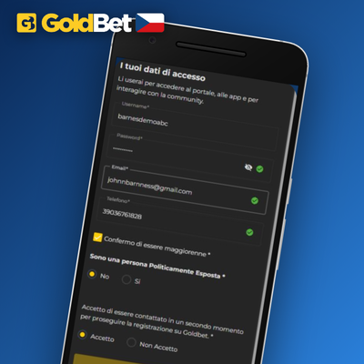 Registrace e-mailem v Goldbet Casino CZ s potvrzovacím odkazem v doručené poště