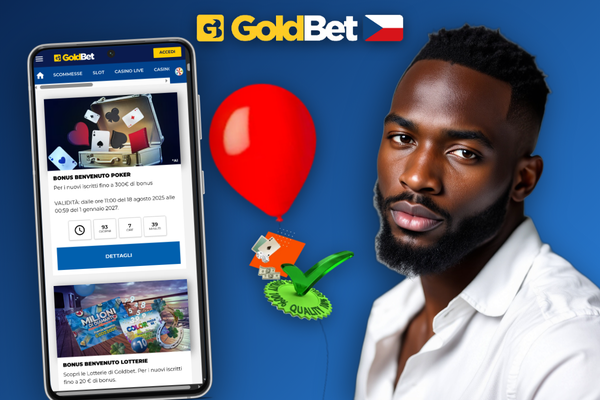 Mobilní formulář registrace Goldbet Casino s vyplněným promo kódem GOLDBONUS