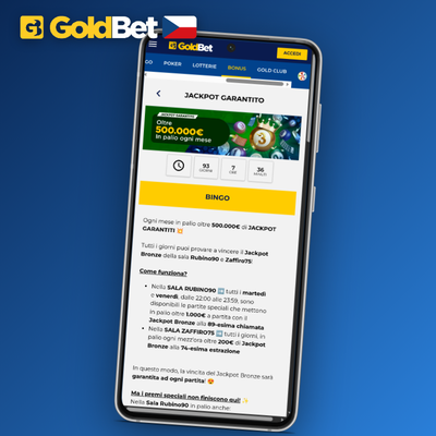 Zlatá VIP karta Goldbet Casino symbolizující reload bonus a exkluzivní odměny