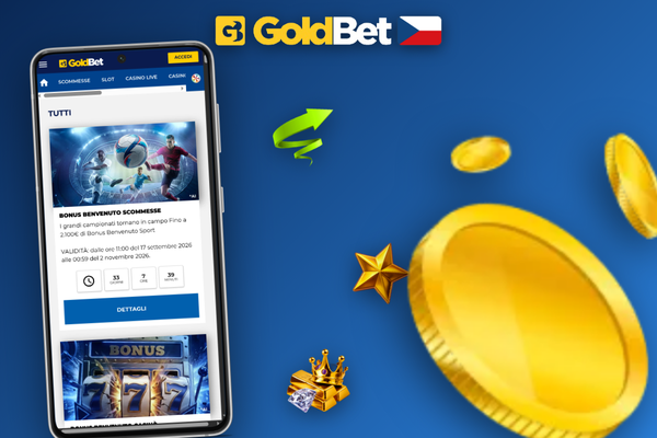 Mobilní platební rozhraní Goldbet Casino s ikonami karet a kryptoměn pro první vklad